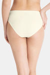 Amante Low Rise Three-Fourth Coverage Bikini Panty - Whitesmoke-Cedar — thumbnail 3